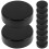 40Pcs Black PU Ice Hockey Pucks Solid Lightweight for Sport Practice 3