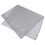 3Pcs Grey Privacy Sheer Curtains Panel with Silver Foil Print Design 3