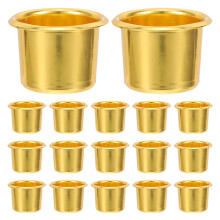 75Pcs Aluminium Candle Cups Catchers for Tea Light Candles