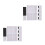10Pcs White Piano Key Stickers Removable Keyboard Notes for Practice 7