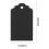 2Sets Kraft Paper Gift Tags Black Writable Hanging Labels for Home Use 9
