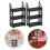 4Pcs Black Plastic Model Car Display Shelf for 1:64 Scale Toy Storage 8