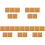 25Pcs Chocolate Cork Bulletin Boards for Home and Office Display 4