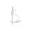 8Pcs White Iron Shelf Brackets Heavy Duty Decorative Wall Supports 9