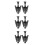 3Pairs PVC Diving Fin Stretcher Adjustable Shoe Widener 4