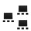 12Pcs Double Sided Wood Chalkboard Boards Black Hanging Message Boards 6