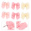 90Pcs Assorted Color Resin Bow Push Pins Decorative Craft Office Tacks 8
