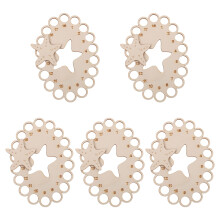20Pcs Wooden Thread Organizer for Embroidery Khaki Cross Stitch Holder