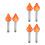 6Pcs PVC Inflatable Party Torch Assorted Color Prop Toy 4