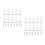 20Pcs Transparent Blind Bracket Replacements for Horizontal Blinds 3