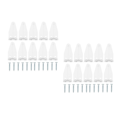20Pcs Transparent Blind Bracket Replacements for Horizontal Blinds 2