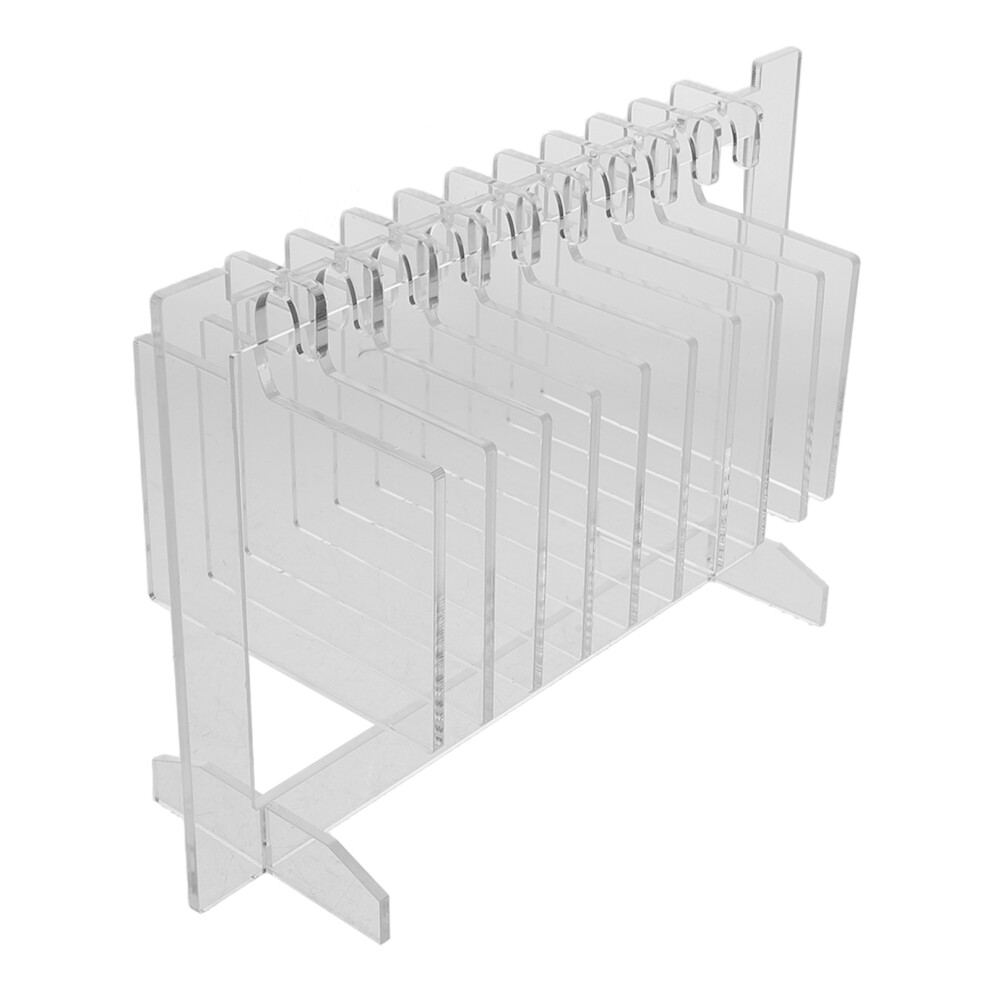 Villcase 3Sets Portable Transparent Acrylic Nail Display Holder For Nail Art