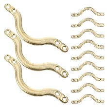 24Pcs Golden Iron Pool Table Corner Brackets Billiards Net Repair Kit
