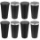 8Pcs Portable Car Trash Can PP Mini Bin with Lid Assorted Colors 6