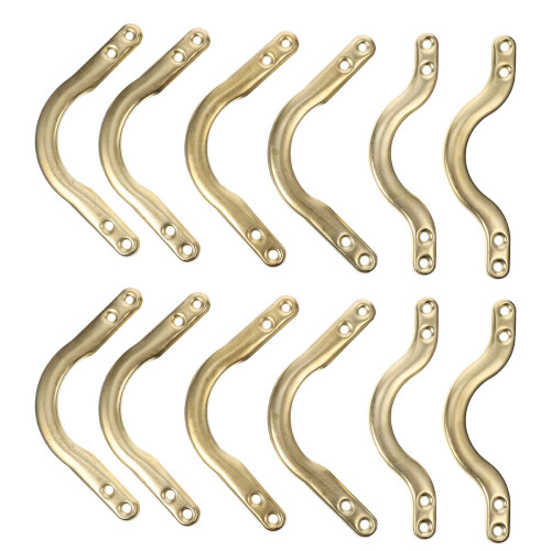24Pcs Golden Iron Pool Table Corner Brackets Billiards Net Repair Kit 1