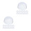 40Pcs Lightweight Clear Plastic Baseball Hat Support Insert for Caps 5