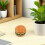 Ceramic Ashtray with Lid Burger Shape Portable Office Tabletop 6