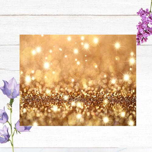 2Pcs Golden Video Shoot Photography Backdrop Durable Cloth 2