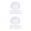 40Pcs Lightweight Clear Plastic Baseball Hat Support Insert for Caps 4