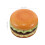 Ceramic Ashtray with Lid Burger Shape Portable Office Tabletop 3