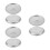 6Pcs Silver Pressure Cooker Lid Inner Assembly Sealing Rings 8