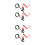 4Pcs Emergency Kill Switch Lanyard Plastic Motorbike Handlebar Tether 5