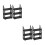 4Pcs Black Plastic Model Car Display Shelf for 1:64 Scale Toy Storage 6