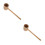 2Pcs Beige Bamboo Ladle Rustic Long Handle Water Scoop 4