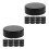 40Pcs Black PU Ice Hockey Pucks Solid Lightweight for Sport Practice 5