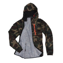 2Pièces Sweat À Camouflage Zippé Multi