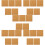 25Pcs Chocolate Cork Bulletin Boards for Home and Office Display 9