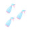 3Pcs Blue Hand Press Plastic Bottles Durable Spray Pump for Daily Use 4