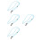 4Pièces Paddle Antiperte Nylon Pour Kayak Surfboard 7
