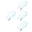 4Pièces Paddle Antiperte Nylon Pour Kayak Surfboard 6