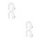 4Pcs Durable Silver Metal Pocket Watch Chain Clip Replacement for Men 5