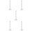 5Pcs Acrylic Eyeglass Display Stand Transparent Glasses Holder Rack 9