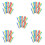 150Pcs ABS Handheld Glue Spreaders Smooth Application Tool for Crafts 5