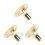 3Pcs Simple Brass Suona Horn Replacement Golden 5