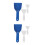6Pcs Plastic Ice Kit Ergonomic Snow and Freezer Defroster Tool 4
