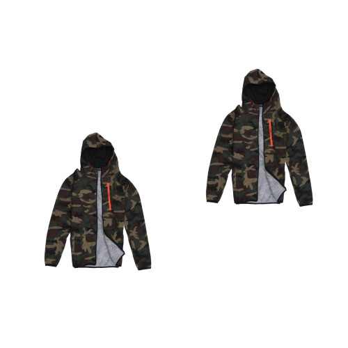 2Pièces Sweat À Camouflage Zippé Multi 2