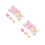 80Pcs Assorted Color Resin Bow Thumbtacks Decorative Office Pins 3