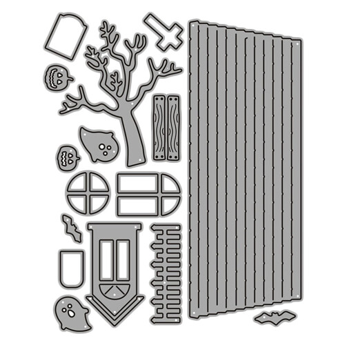 32Pcs Silver Craft Cutting Dies Stencil for Home Decoration 1