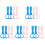 10Pairs Safety Pull Rings Durable PP Kids Accessory 3