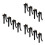 12Pcs Black Trigger Sprayer Handle Durable PP Copper Pump Replacement 4