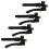 12Pcs Black Trigger Sprayer Handle Durable PP Copper Pump Replacement 2