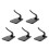 5Pcs Universal Black Plastic Airbrush Holder and Model Display Stands 7