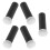 20Pcs Black ABS Foot File Replacement Roller Heads for Home Pedicure 3