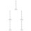 5Pcs Acrylic Eyeglass Display Stand Transparent Glasses Holder Rack 7