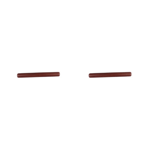 2Pcs Brown Wooden Rolling Pins Non-Stick Dough Roller for Bread 1