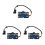 3Pcs Car Air Heater Control Boards Multi Color Plastic Metal Durable 4